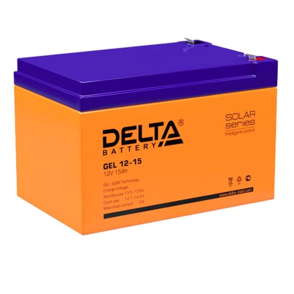 Купить Delta GEL 12-15 (12V 15Ah)